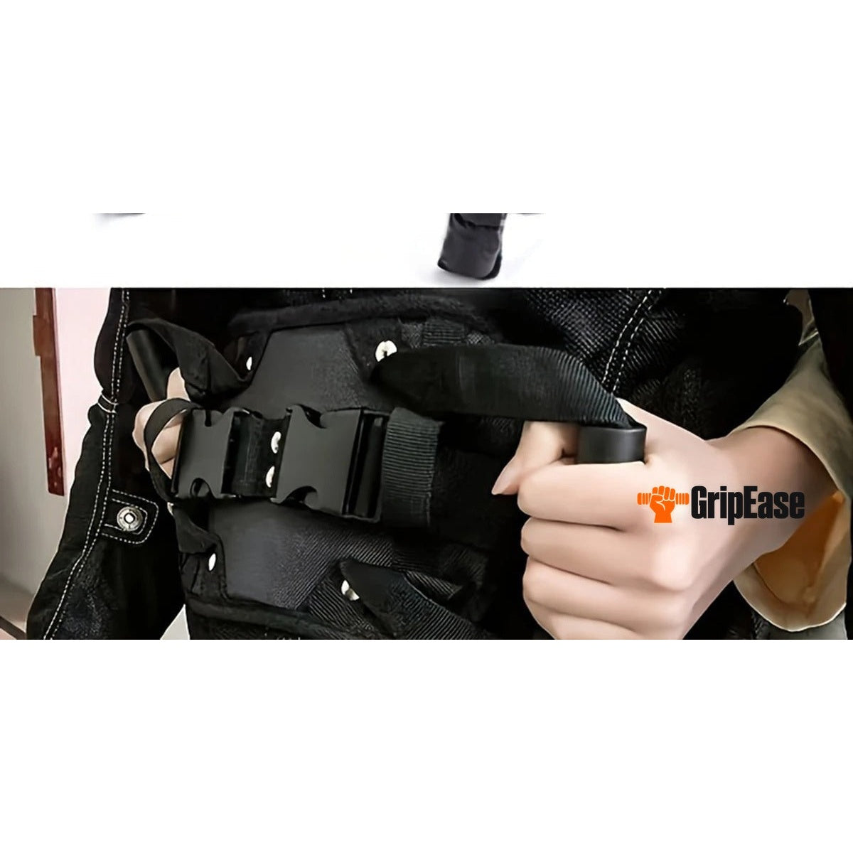 GripEase rider belt with branding