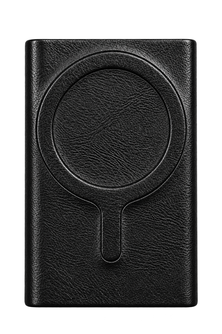 Back of the holder with the magnetic ring