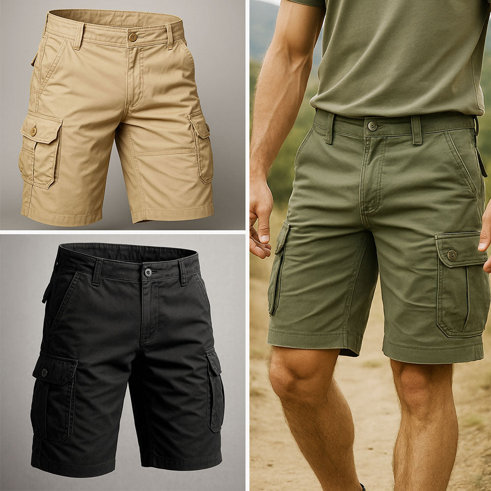 Cotton Cargo Shorts