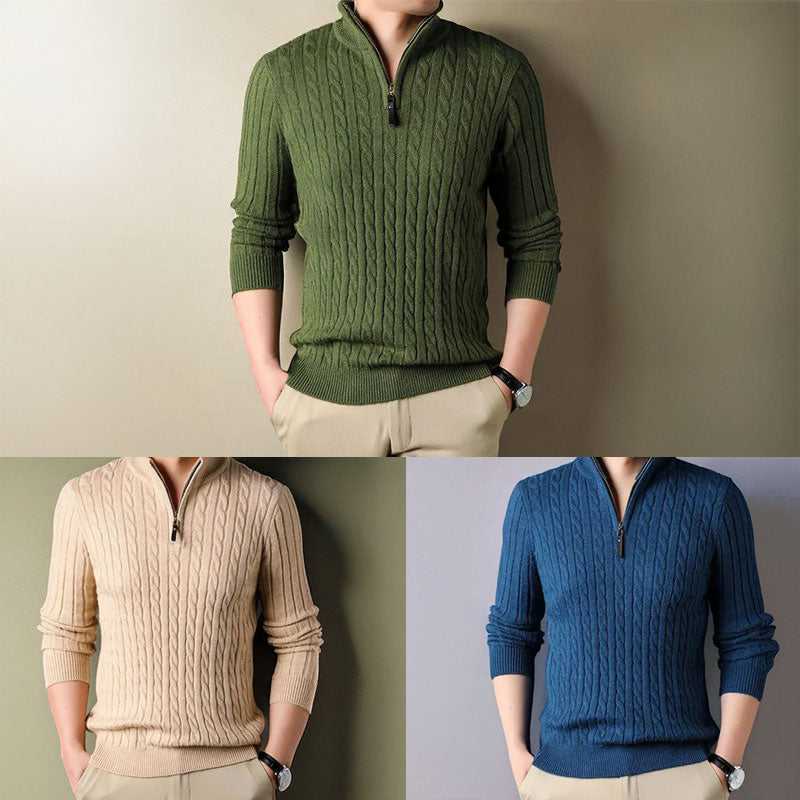 Merino Zip Sweater