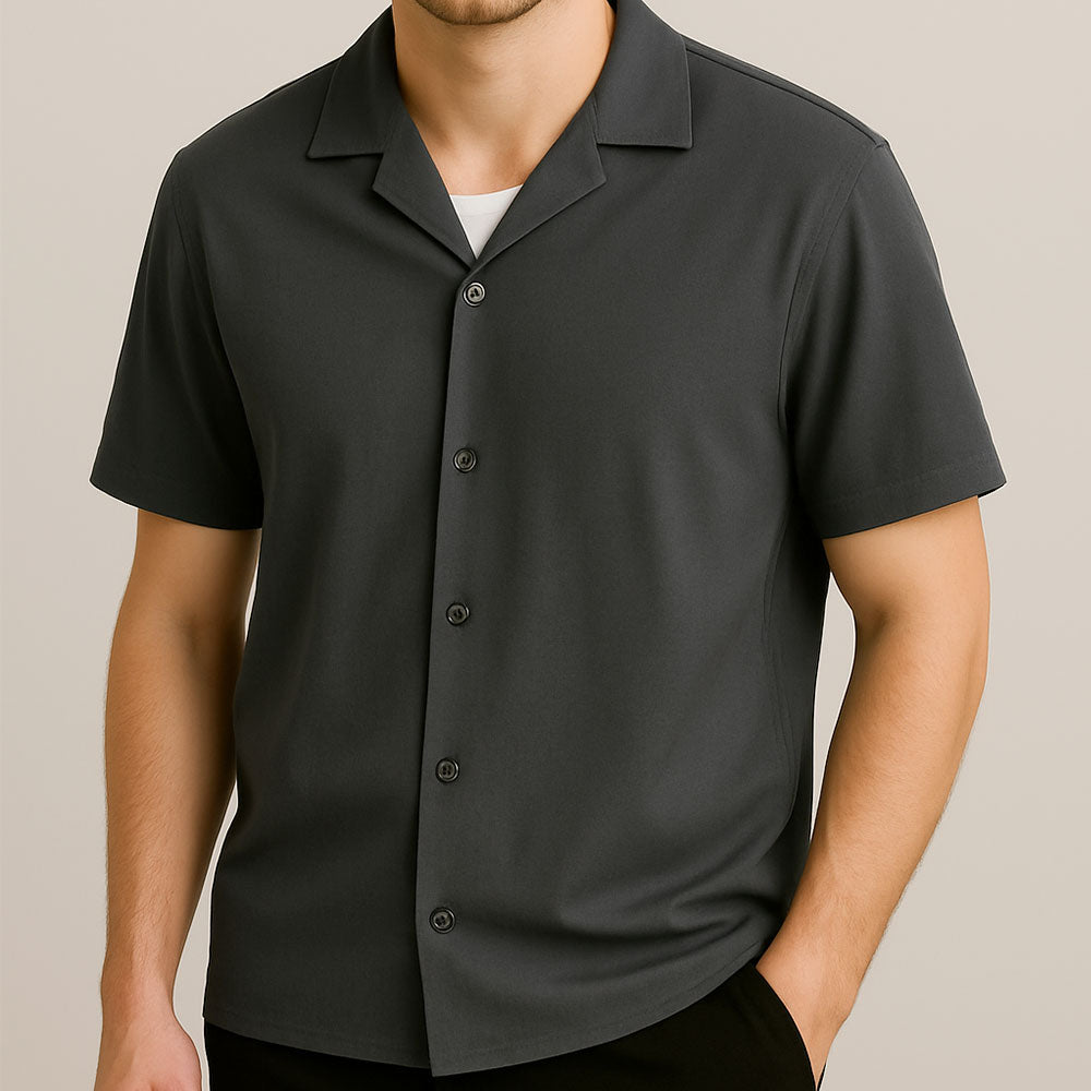 Drapé Ice Silk Shirt — Limited Edition