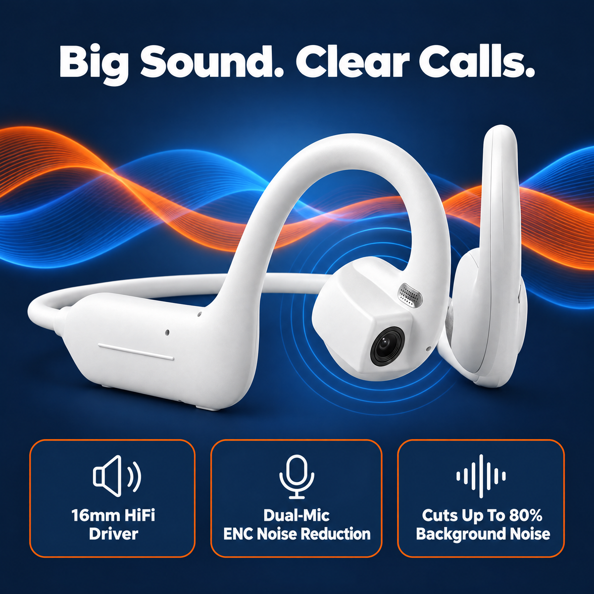 16mm HiFi driver and dual-mic ENC noise reduction