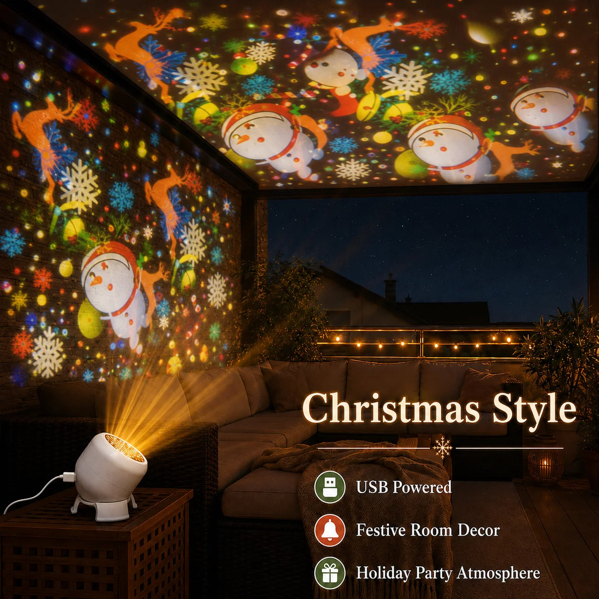 Christmas style bedroom