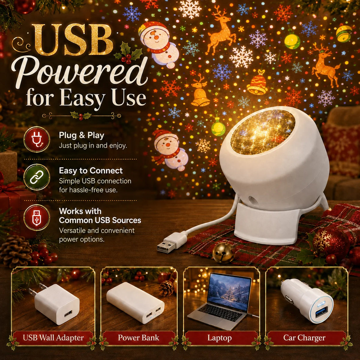 USB powered