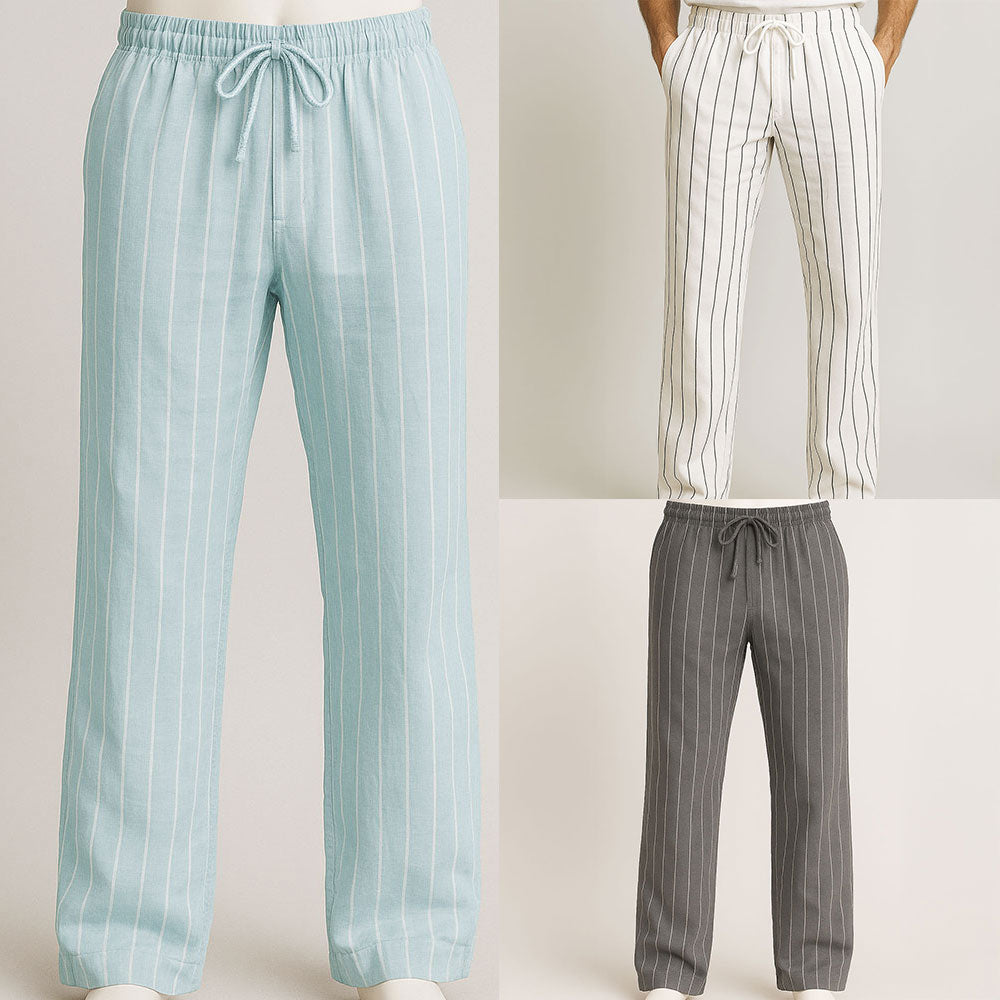 Zen Stripe Linen Pants