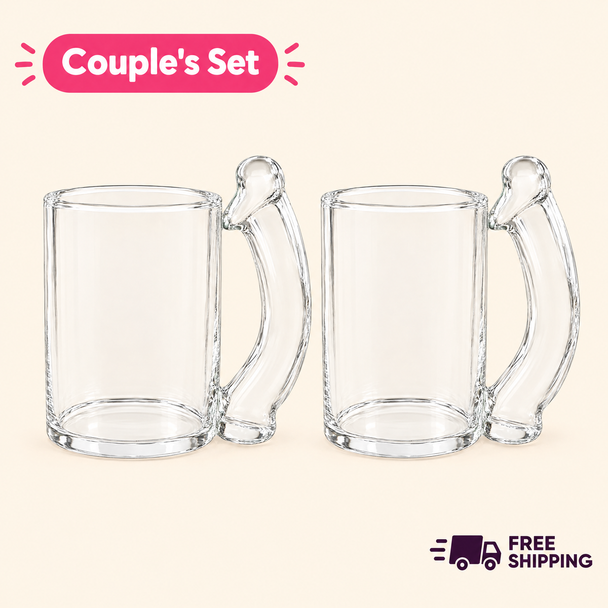 Saucy Sip kit of 2 glasses