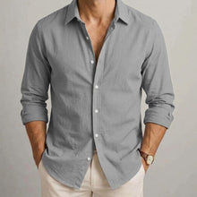 Pure Linen Shirt 2027 - Gray