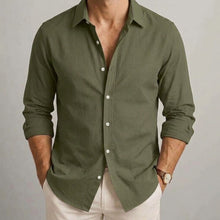Pure Linen Shirt 2027 - Olive