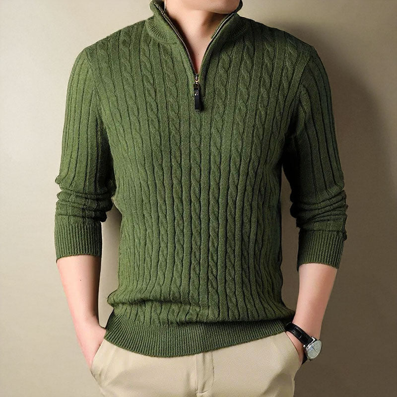 Merino Zip Sweater