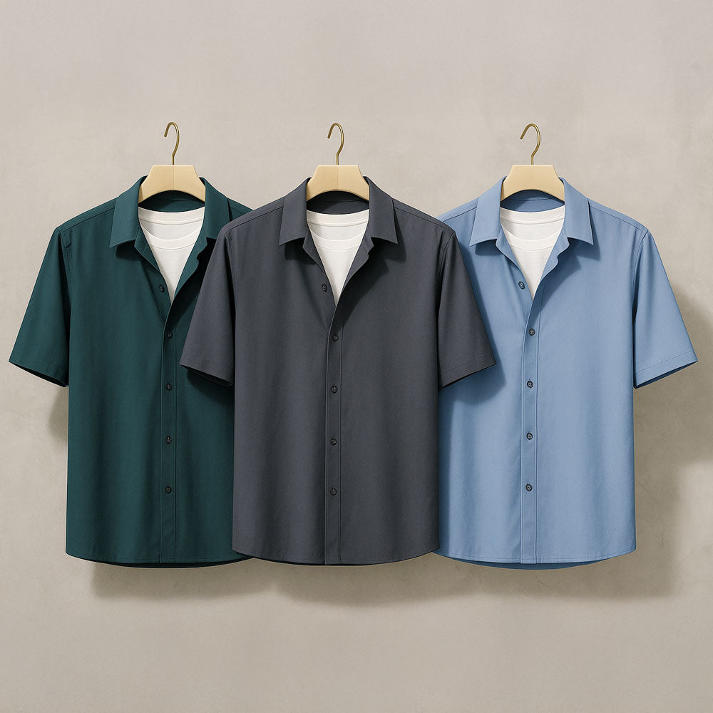 Drapé Ice Silk Shirt — Limited Edition